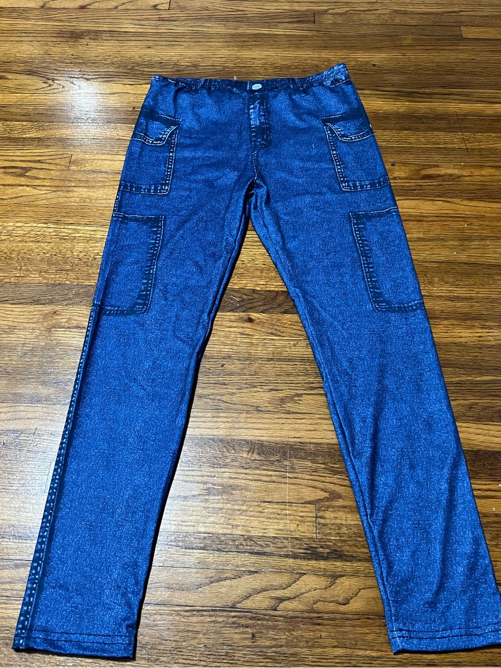 Women's Blue jean Stretch Leggings